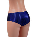 Lowrise Siren Shorts in Blue Sparkly Jewel - Coquetry Clothing