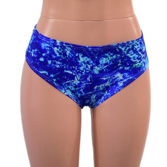 Lowrise Siren Shorts in Tidepool - Coquetry Clothing