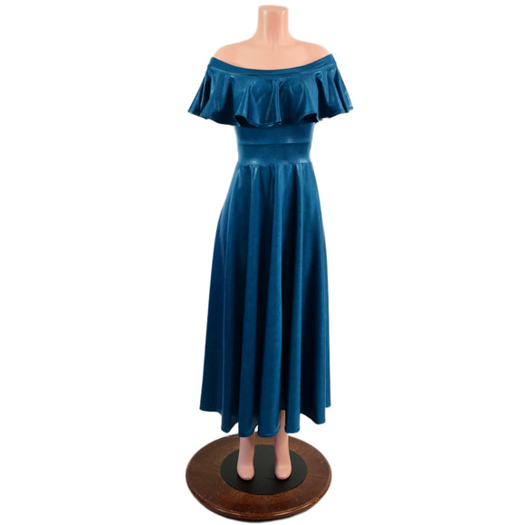 Mary Gown in Nile Blue - Coquetry Clothing