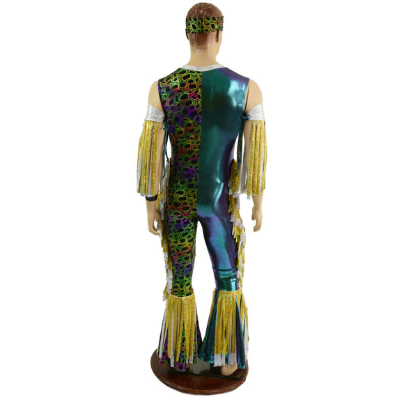 Mens 4PC Fringed Wrestling Set - Coquetry Clothing