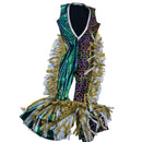 Mens 4PC Fringed Wrestling Set - Coquetry Clothing