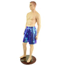 Mens Basketball Shorts with Pockets in Moonstone - Coquetry Clothing