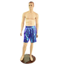 Mens Basketball Shorts with Pockets in Moonstone - Coquetry Clothing
