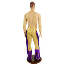 Mens Bootcut Macho Pants with Gladiator Fringe - Coquetry Clothing