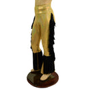 Mens Bootcut Macho Pants with Gladiator Fringe - Coquetry Clothing