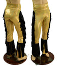 Mens Bootcut Macho Pants with Gladiator Fringe - Coquetry Clothing