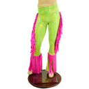 Mens Bootcut Macho Pants with Gladiator Fringe - Coquetry Clothing