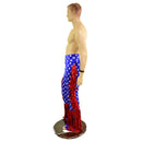 Mens Bootcut Macho Pants with Gladiator Fringe - Coquetry Clothing