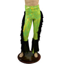 Mens Bootcut Macho Pants with Gladiator Fringe - Coquetry Clothing