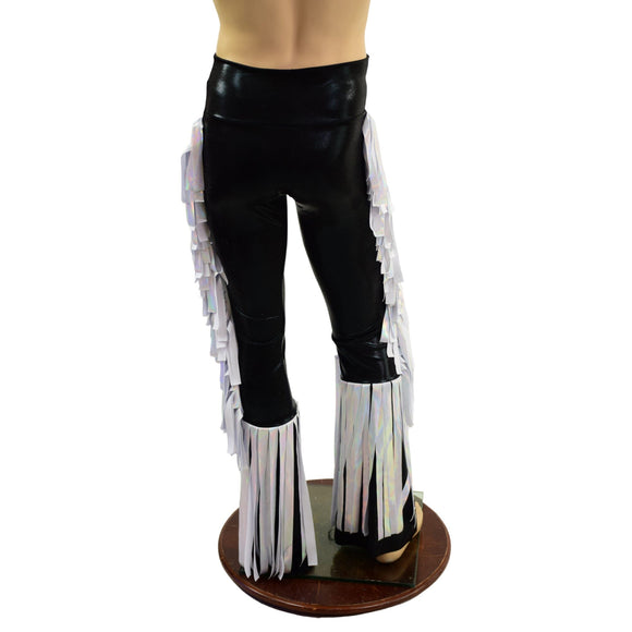 Mens Bootcut Macho Pants with Gladiator Fringe - Coquetry Clothing
