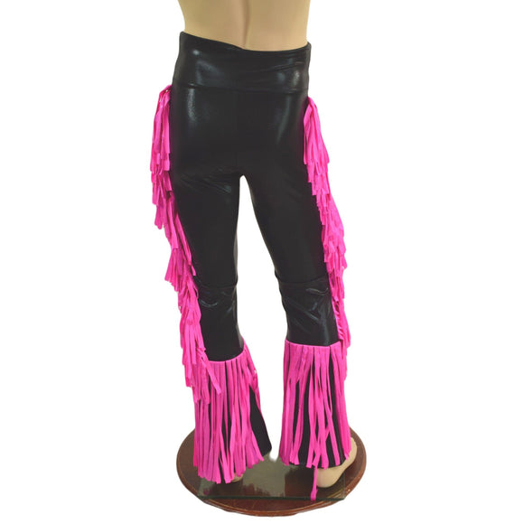 Mens Bootcut Macho Pants with Gladiator Fringe - Coquetry Clothing