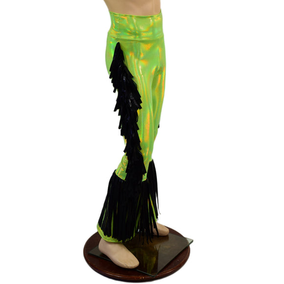 Mens Bootcut Macho Pants with Gladiator Fringe - Coquetry Clothing