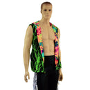 Mens Fully Lined Zipper Front Hooded Vest with Pockets - Coquetry Clothing