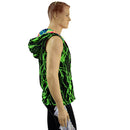Mens Fully Lined Zipper Front Hooded Vest with Pockets - Coquetry Clothing