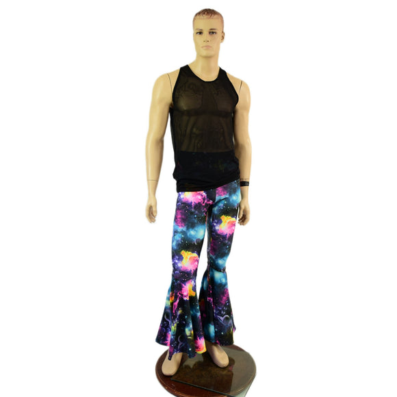 Mens Galaxy Bell Bottom Flares - Coquetry Clothing