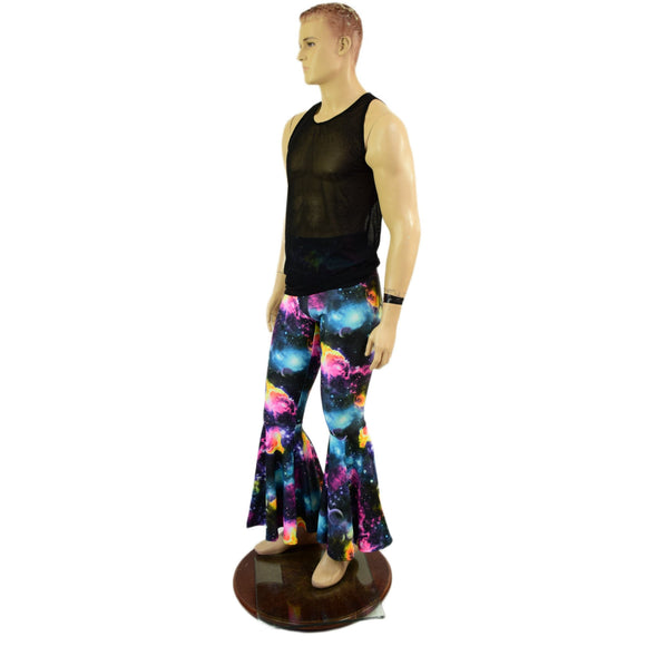 Mens Galaxy Bell Bottom Flares - Coquetry Clothing
