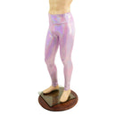 Mens Lilac Holographic Leggings - Coquetry Clothing