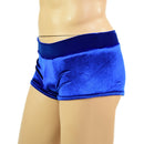 Mens Lowrise Aruba Shorts in Sapphire Velvet - Coquetry Clothing
