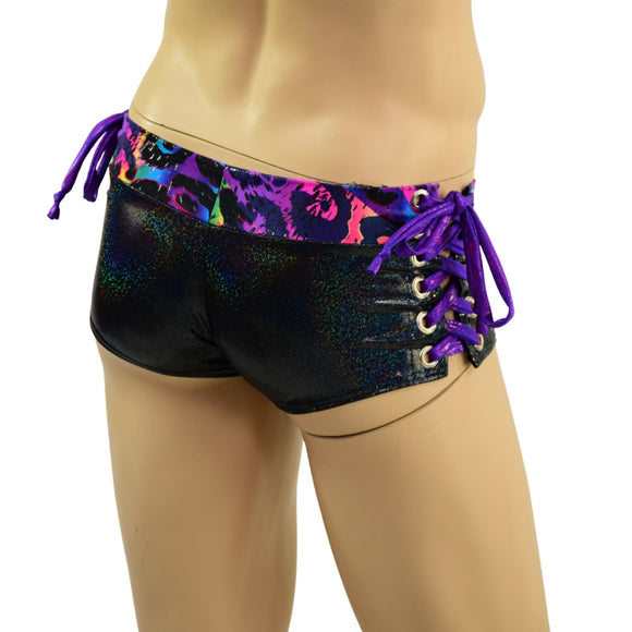 Mens Lowrise Laceup Aruba Shorts - Coquetry Clothing