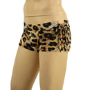 Mens Lowrise Laceup Aruba Shorts in Leopard Print - Coquetry Clothing