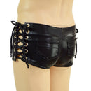 Mens Lowrise Laceup Aruba Shorts with Mini Back Pockets - Coquetry Clothing