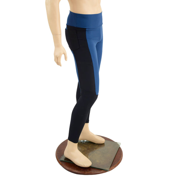 Mens Luchador Leggings with Back Pockets - Coquetry Clothing