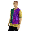 Mens Mardi Gras V Neck Shirt - Coquetry Clothing