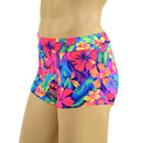 Mens Midrise Aruba Shorts in Tahitian Floral - Coquetry Clothing
