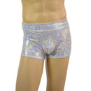 Mens Midrise Aruba Shorts in White Kaleidoscope - Coquetry Clothing