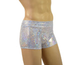 Mens Midrise Aruba Shorts in White Kaleidoscope - Coquetry Clothing