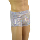 Mens Midrise Aruba Shorts in White Kaleidoscope - Coquetry Clothing