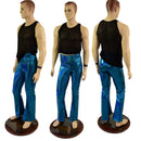 Mens Ocean Sparkle Boot Cut Leggings - Coquetry Clothing