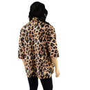 Mens Open Front Nomad Shirt in Leopard Print - Coquetry Clothing