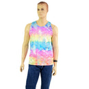 Mens Rainbow Shattered Glass Muscle Tank - Coquetry Clothing
