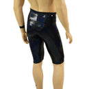 Mens Sahara Shorts in Black Holographic - Coquetry Clothing