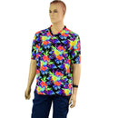 Mens Sonic Bloom Tee Sleeve, V Neck Shirt - Coquetry Clothing
