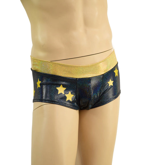 Mens Starry Lowrise Cheeky Aruba Shorts & Chaps Set or Separates - Coquetry Clothing