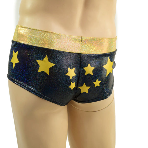Mens Starry Lowrise Cheeky Aruba Shorts & Chaps Set or Separates - Coquetry Clothing