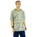 Mens Tee Sleeve Hoodie in Cold Cash Print - Coquetry Clothing
