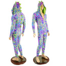 Mens UV Glow Worm Dragon Catsuit - Coquetry Clothing