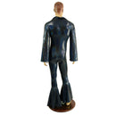 Mens Waterloo Catsuit in Black Holographic - Coquetry Clothing