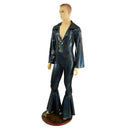 Mens Waterloo Catsuit in Black Holographic - Coquetry Clothing
