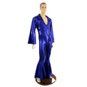 Mens Waterloo Catsuit in Blue Sparkly Jewel - 5
