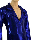 Mens Waterloo Catsuit in Blue Sparkly Jewel - Coquetry Clothing