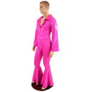 Mens Waterloo Catsuit in Neon Pink Sparkly Jewel - Coquetry Clothing