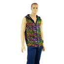 Mens Zipper Front Dragon Hoodie - Coquetry Clothing