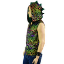 Mens Zipper Front Dragon Hoodie - Coquetry Clothing