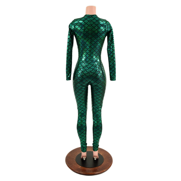 Mera Long Sleeve Scoop Neck Catsuit - Coquetry Clothing