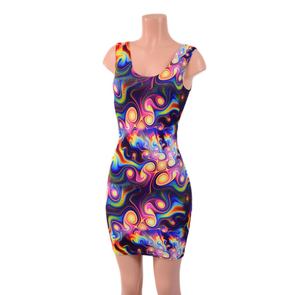Meteorite Bodycon Tank Dress - Coquetry Clothing