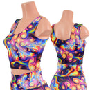 Meteorite Print Crop Tank - Coquetry Clothing